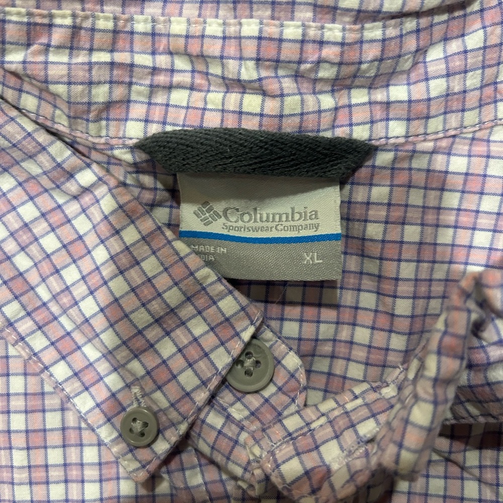 Columbia men’s shirt xl short sleeve